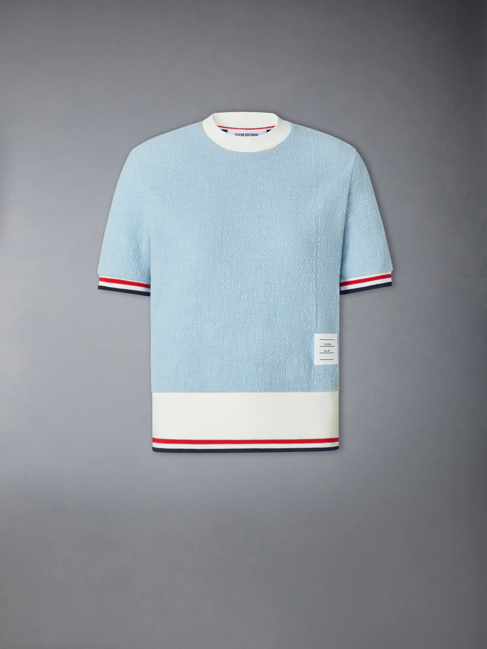 COTTON TWEED RWB CUFF T-SHIRT