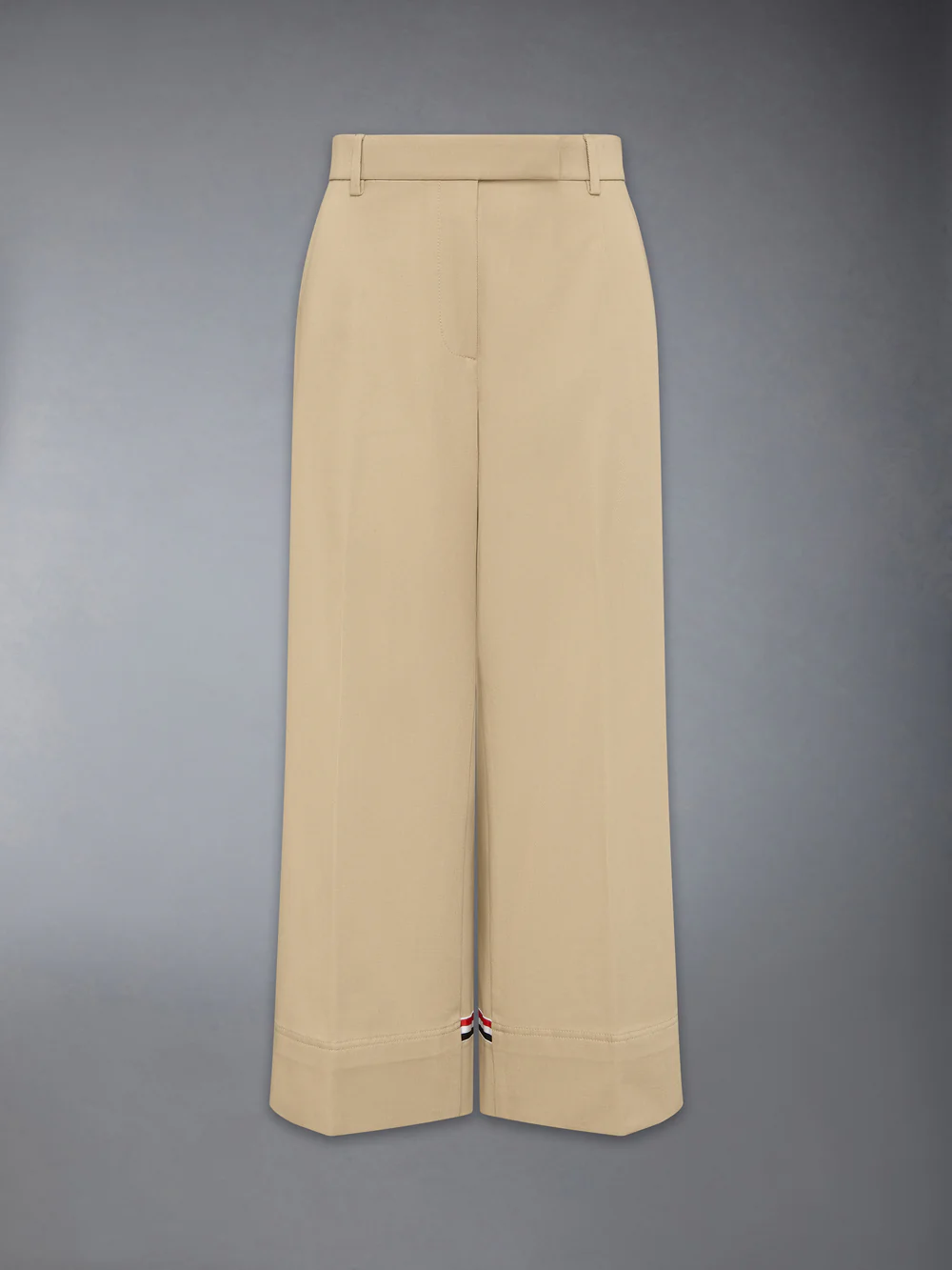 COTTON GABARDINE CHINO PANTS KHAKI