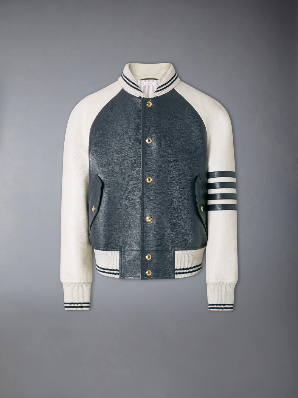 RAGLAN SLEEVE OVERSIZED LEATHER JACKET BLOUSON